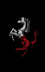 wallpaper 800x1280 horse ferrari logo