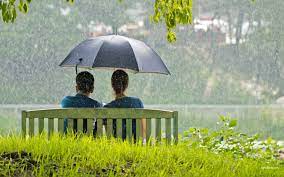 100 couple in rain pictures