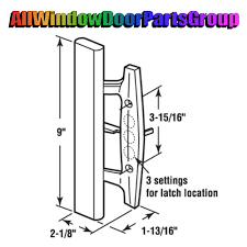 Patio Door Mortise Style Handle All
