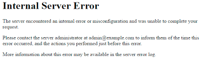 what is the 500 error and how can