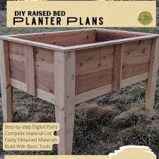 Cedar Planter Plans Raised Planter Box