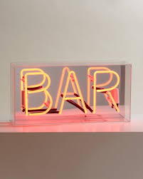 Bar Neon Sign Oliver Bonas