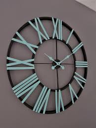 Wrought Iron Metal Wall Clock 3d Metal