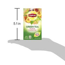 lipton green tea bags flavored with