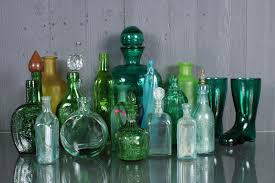 Assorted Decorative Glass Bottles And Vases