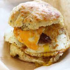 easy sausage egg and cheese biscuit
