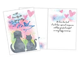 Animal And Pet Sympathy Cards For Veterinarians Pet Gifts And