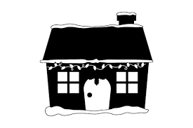 House With Christmas Lights Svg Cut File By Creative Fabrica Crafts Creative Fabrica