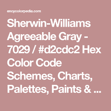 Sherwin Williams Agreeable Gray 7029