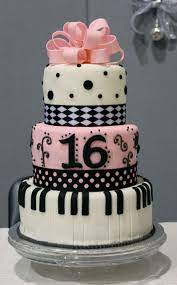 This was my 16th birthday cake, designed it on my own. Sweet 16 Cakes Decoration Ideas Little Birthday Cakes