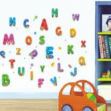 Alphabet Letters Large Nursery Wall