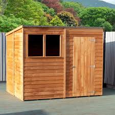 Shire Overlap Pent Garden Shed 8x6