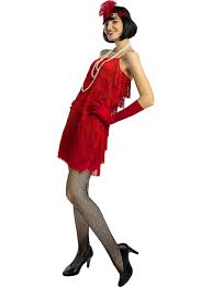 red flapper costume for women express