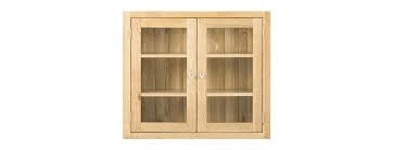 Hand Made Oak Kitchen 2 Door Glass Wall