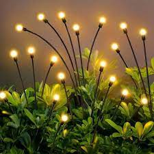 Plastic Solar Garden Firefly Lights