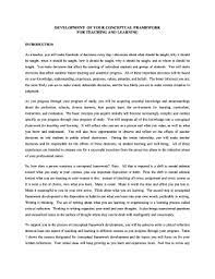 theoretical framework exle pdf form