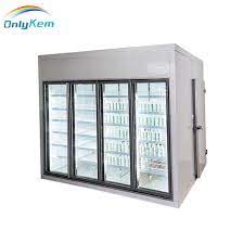 Freezer Supermarket Glass Door