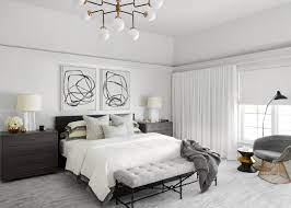 30 black and white bedroom design ideas