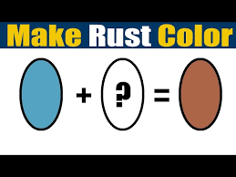 Color Mixing To Make Rust