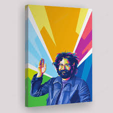 Jerry Garcia Canvas Painting Grateful