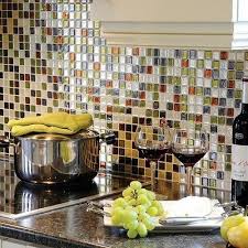 Dubond Glass Mosaic Kitchen Tiles