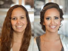 brown bridal makeup and clic updo