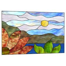 Landscape Stained Glass Pattern