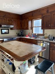 Host kevin o'connor helps a homeowner refinish his kitchen cabinets. How To Paint Pine Cabinets