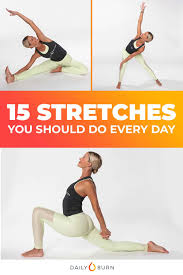 15 stretches you should do every single