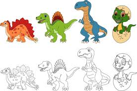 dinosaurios para colorear libro