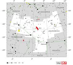 Andromeda Constellation Star Map Star Chart Andromeda
