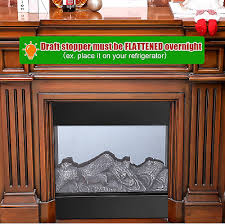 4 Pieces Magnetic Fireplace Draft