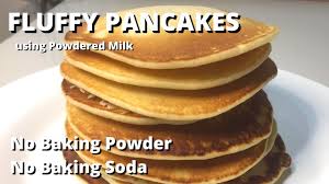 fluffy pancakes no baking powder no