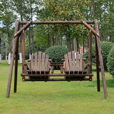 Frame Porch Swing Rustic Patio Bench