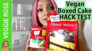 vegan boxed cake hack test you