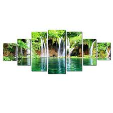Canvas Wall Art Waterfall In The Forest
