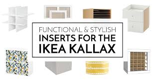 Stylish Inserts For The Ikea Kallax