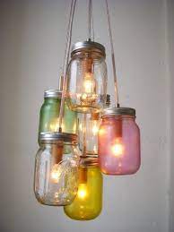 Hanging Lamp Glass Mason Jar G109
