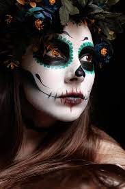 sugar skull inspired halloween look