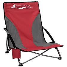 G4free folding camping chair, high back lightweight camp chair with removable pi. 4imprint Com Low Profile Beach Chair 157113