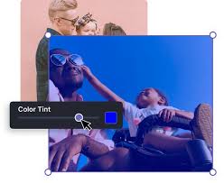 blue photo filter add blue