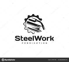 steel fabrication logo design welding