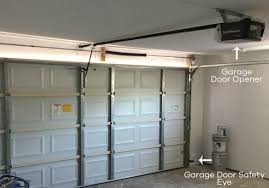 garage door in the summer