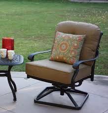 Byrge Swivel Recliner Patio Chair With