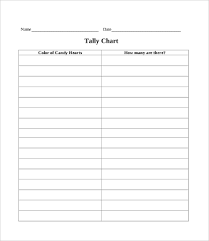 Tally Chart Template 8 Free Word Pdf Documents Download