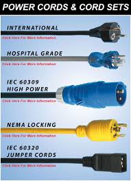 International Power Website Power Cords Ul Power Cords