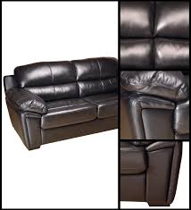 geneva half leather sofa set 3 1 1