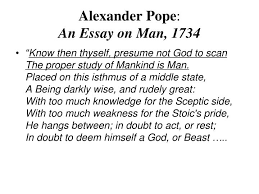 An Essay on Man Alexander Pope by Ana Strbac on Prezi Pope Essay on man ed Amazon com