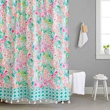 lilly pulitzer orchid shower curtain