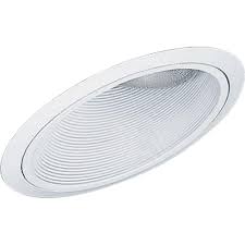 Progress Lighting 8 In White Recessed Baffle Trim For Sloped Ceilings P8000 28 The Home Depot